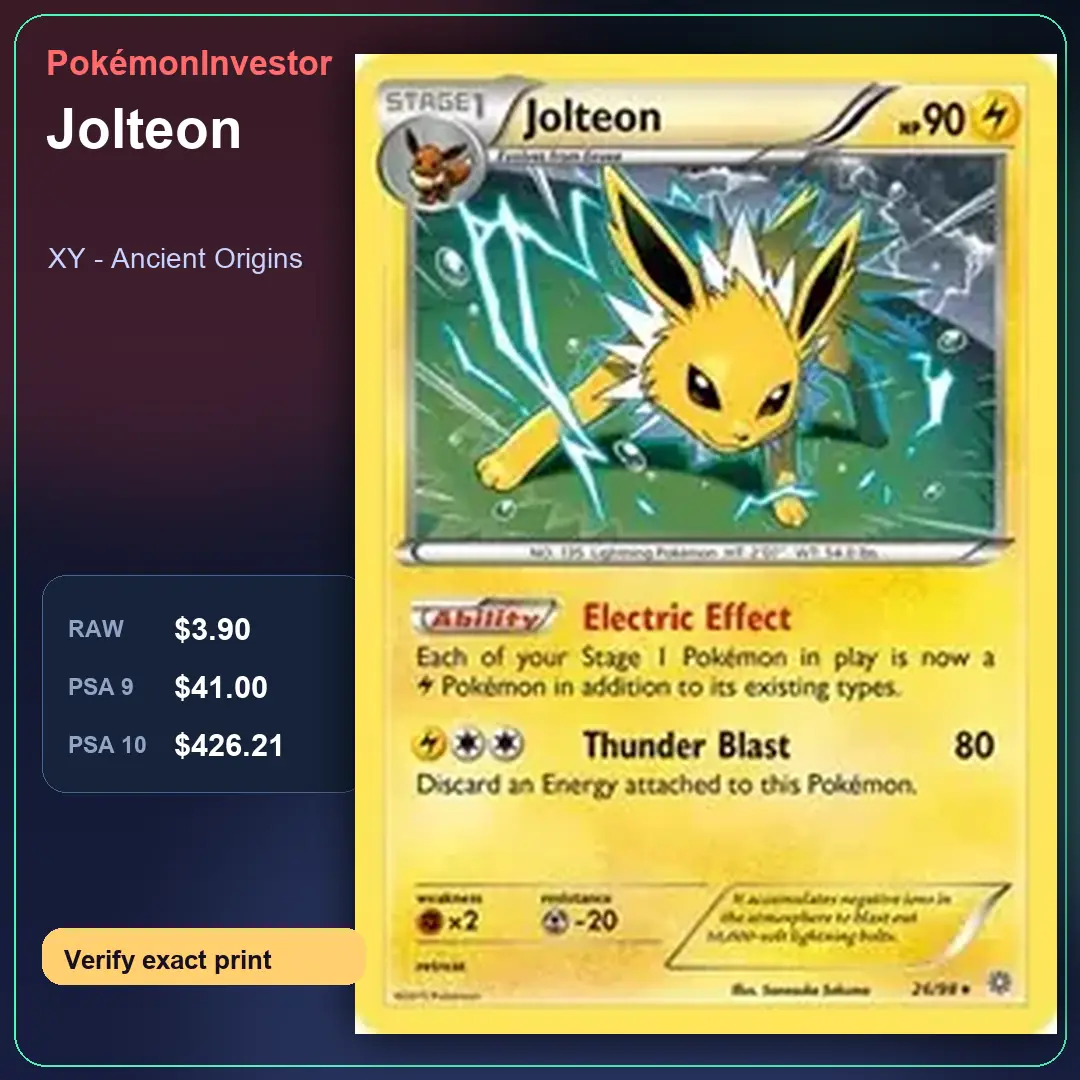 Card research image for Jolteon