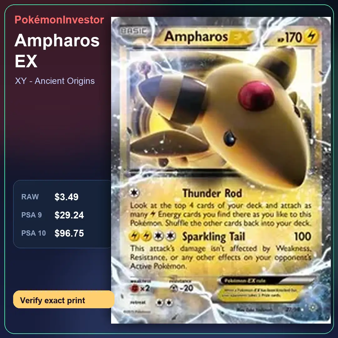Card research image for Ampharos EX