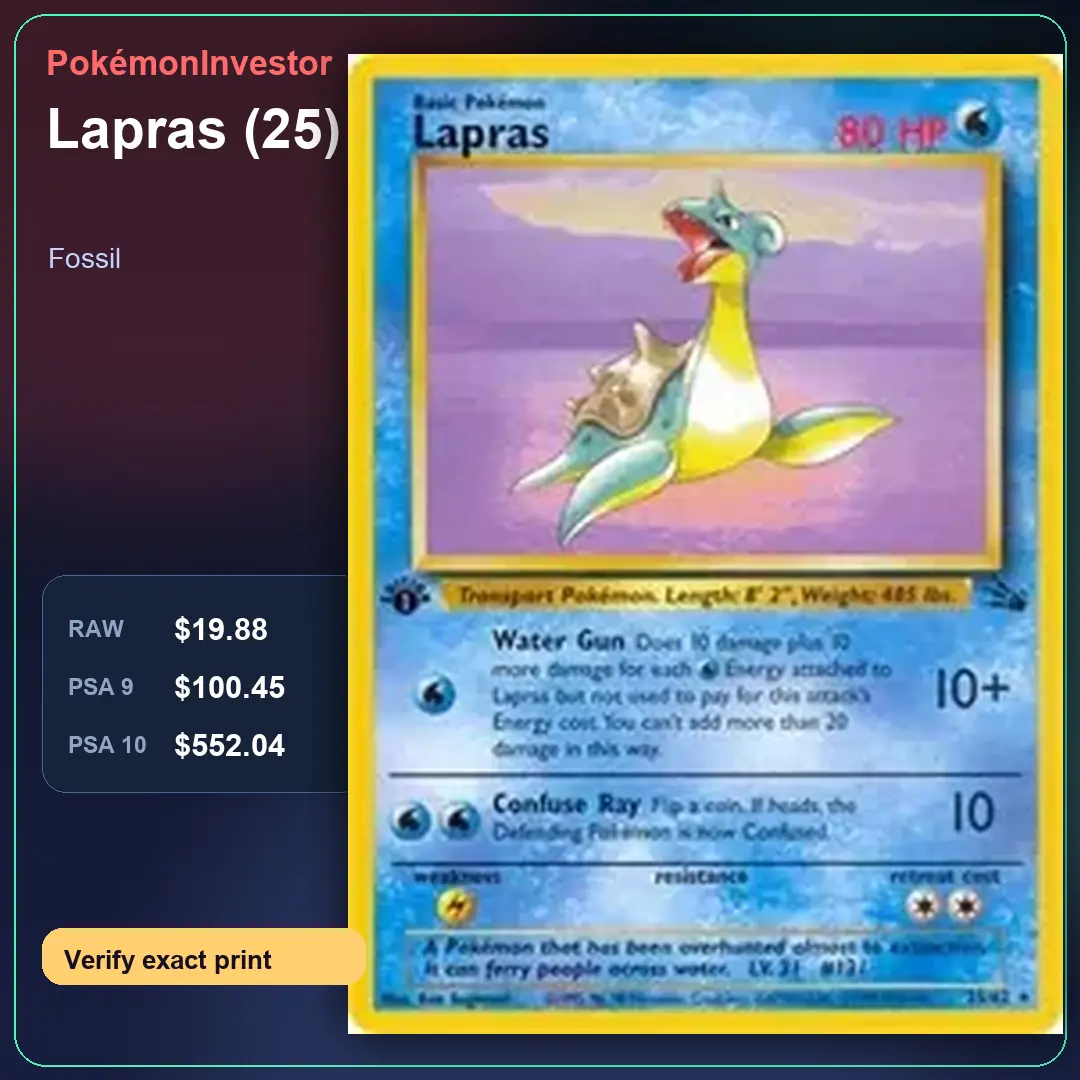 Card research image for Lapras (25)