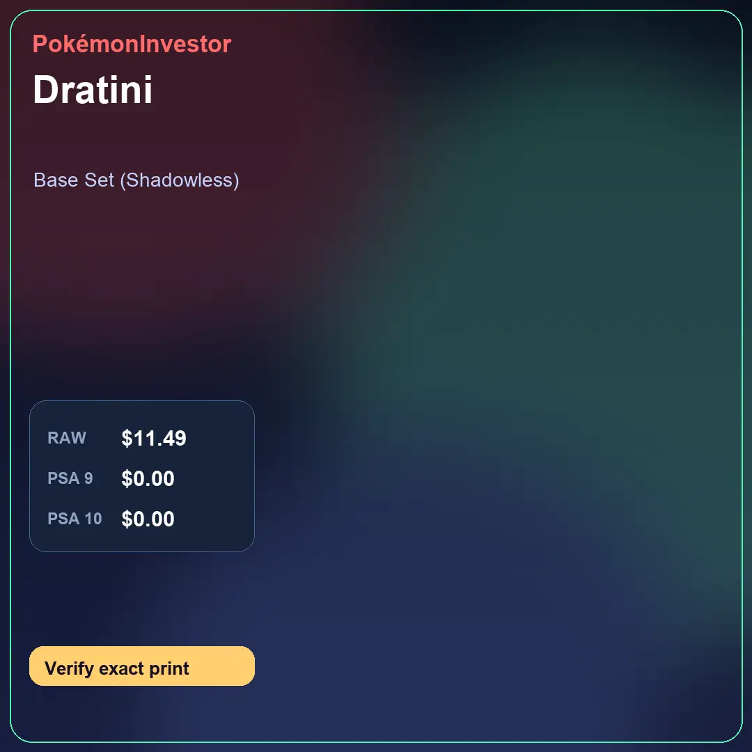 Card research image for Dratini