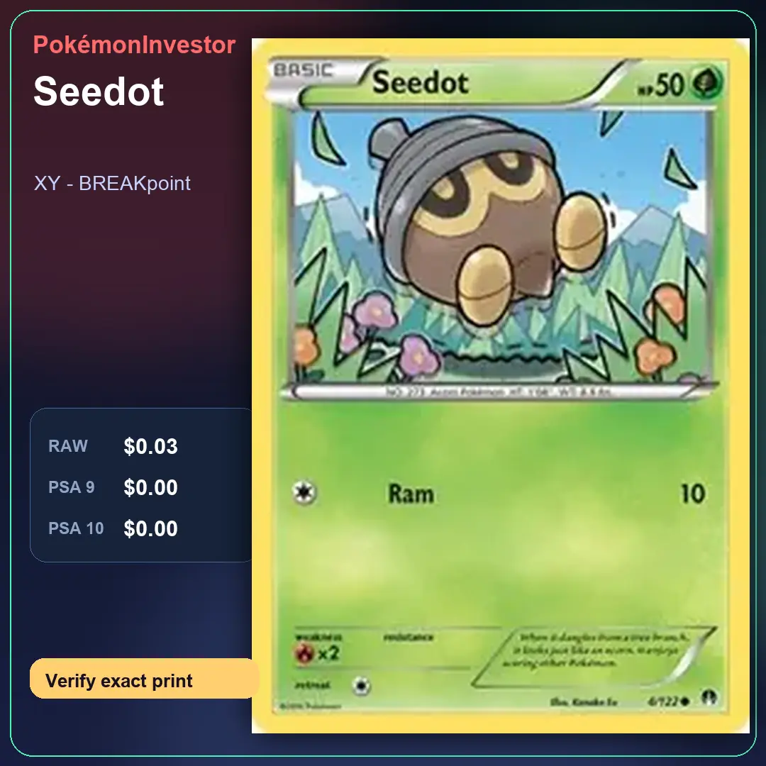 Card research image for Seedot