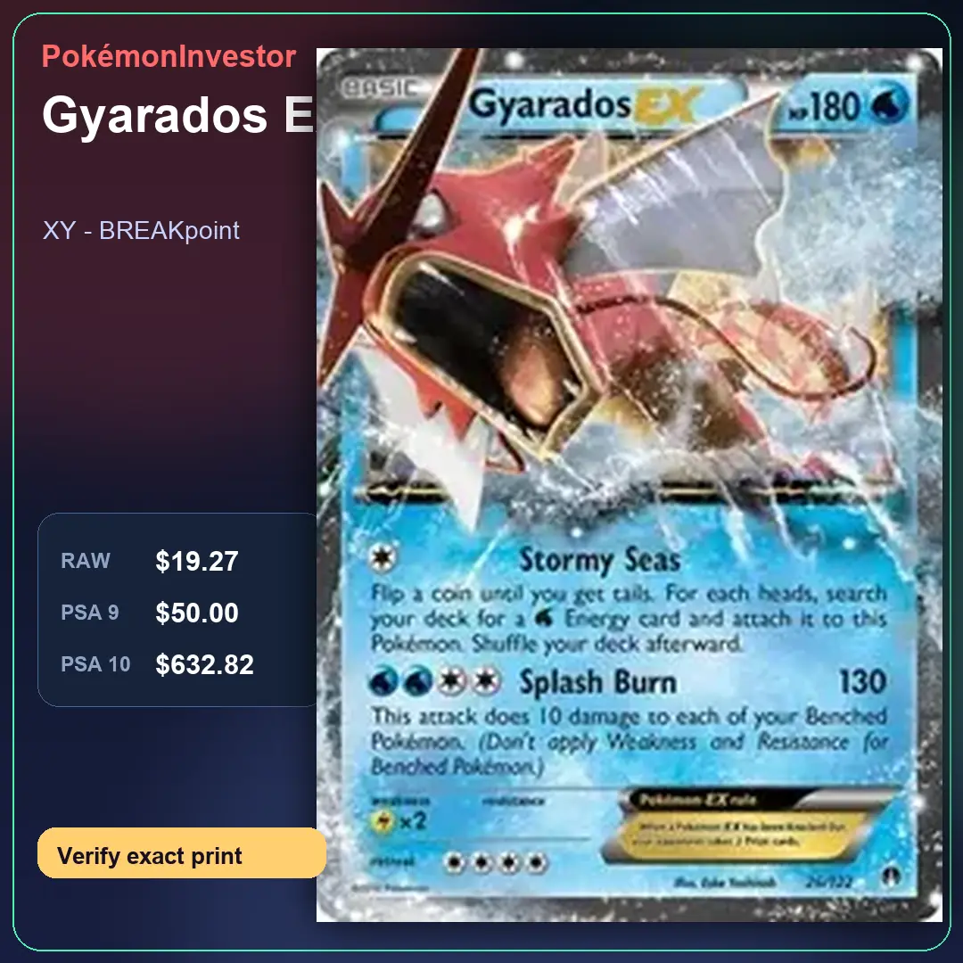Card research image for Gyarados EX