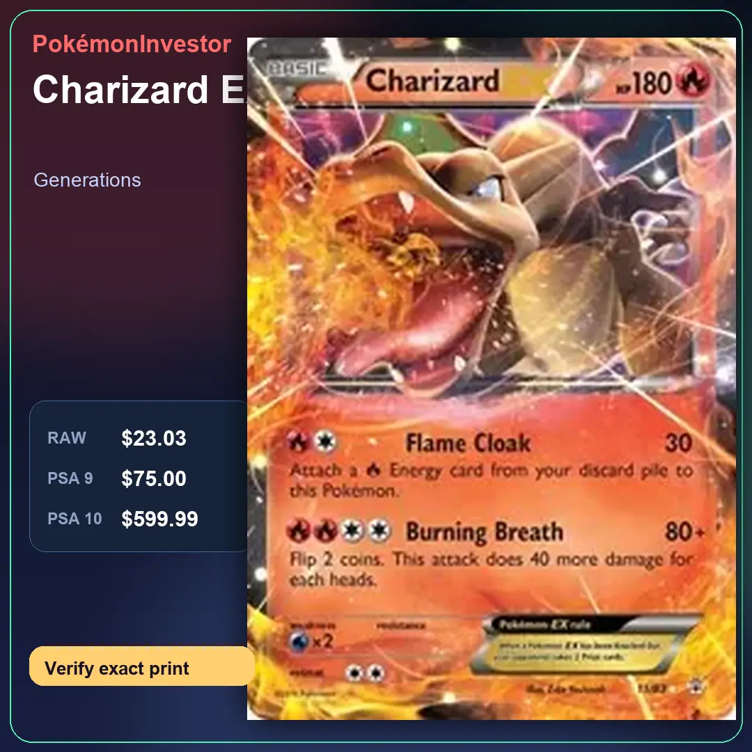 Card research image for Charizard EX