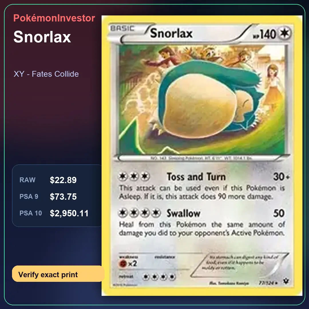 Card research image for Snorlax