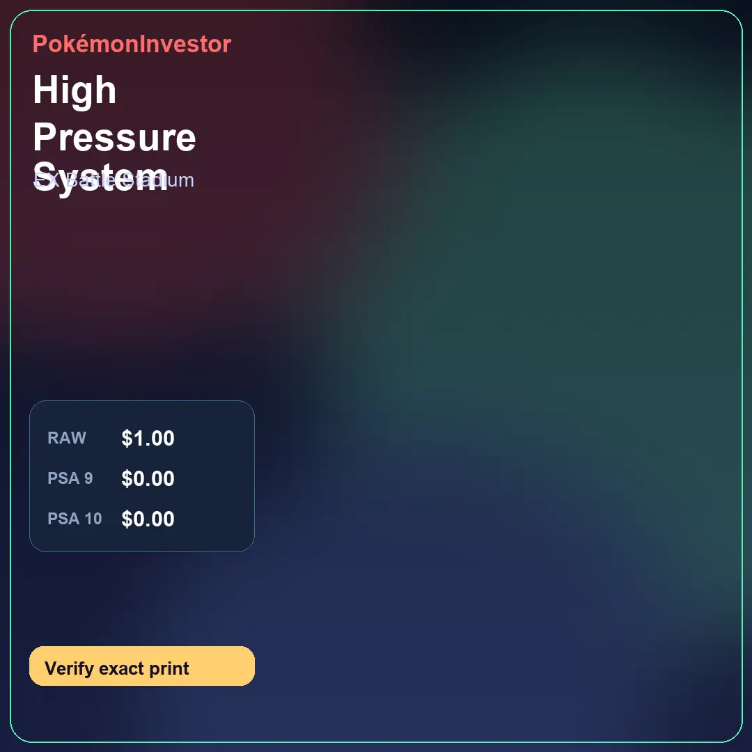 Card research image for High Pressure System