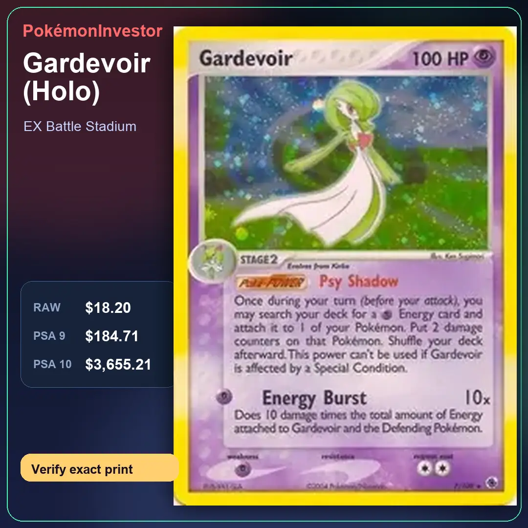 Card research image for Gardevoir (Holo)