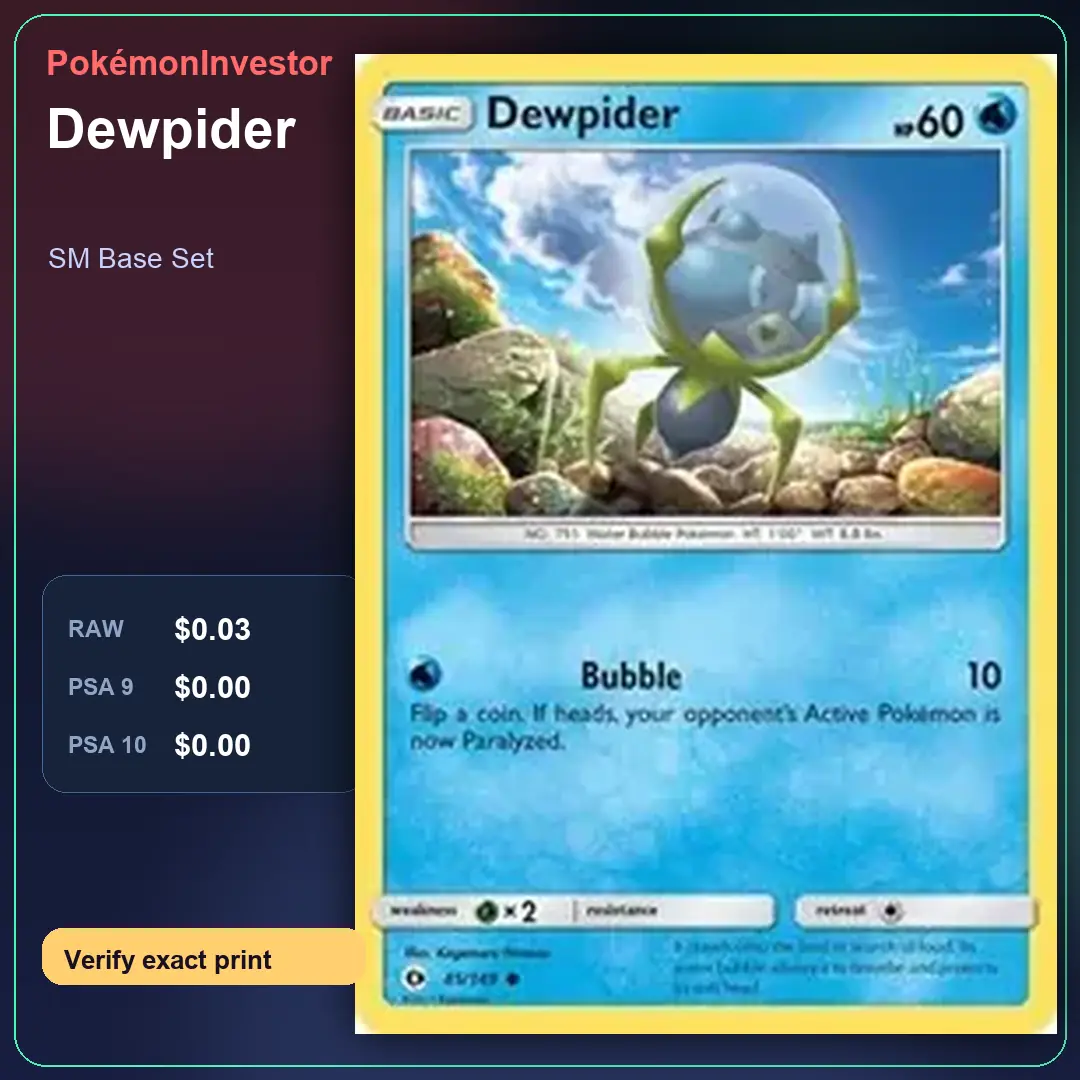 Card research image for Dewpider