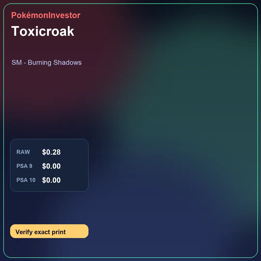 Card research image for Toxicroak