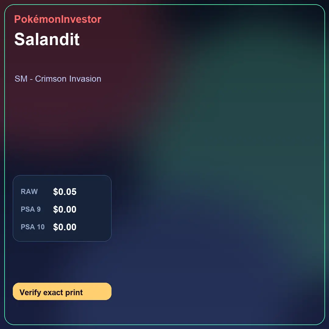 Card research image for Salandit