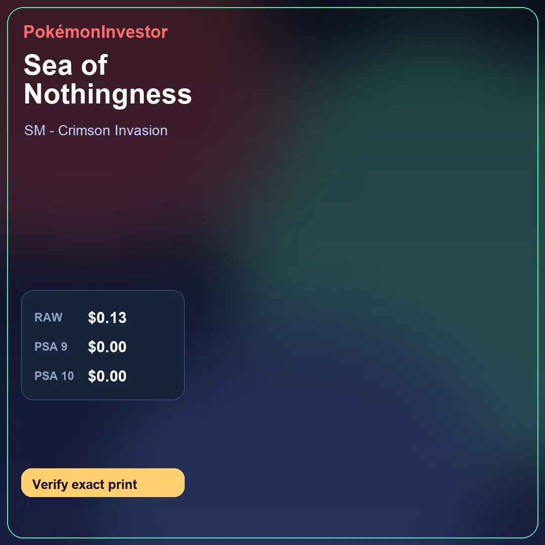 Card research image for Sea of Nothingness