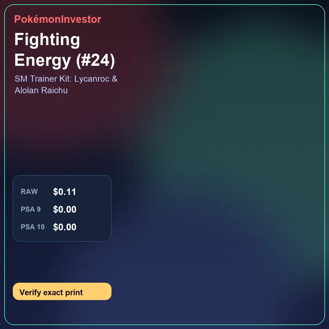 Card research image for Fighting Energy (#24)