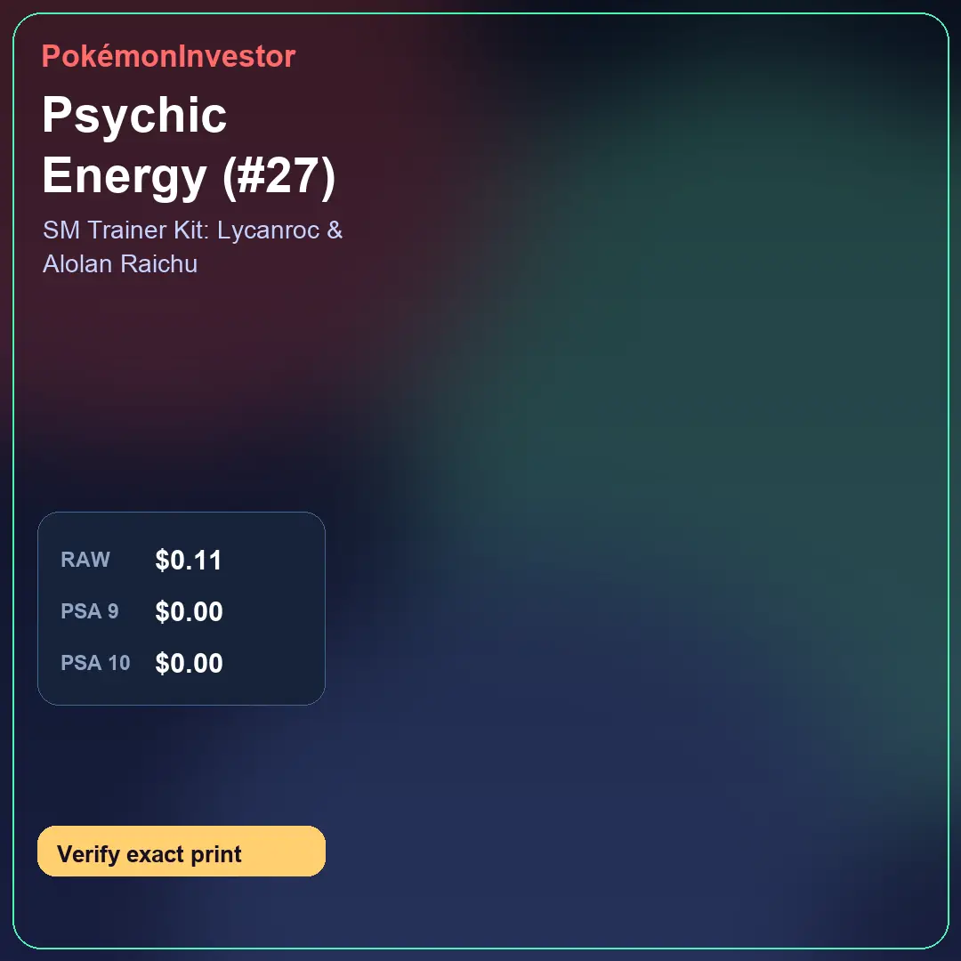Card research image for Psychic Energy (#27)