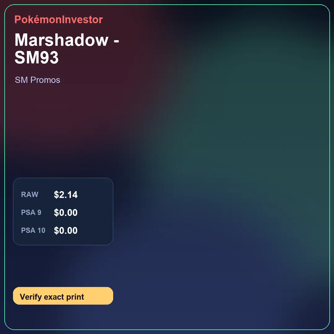 Card research image for Marshadow - SM93