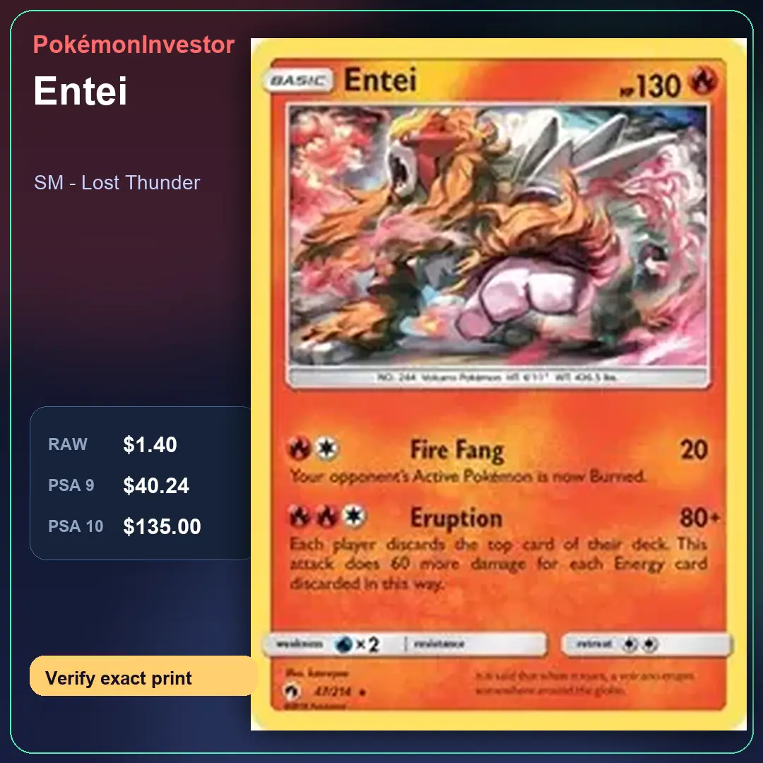 Card research image for Entei