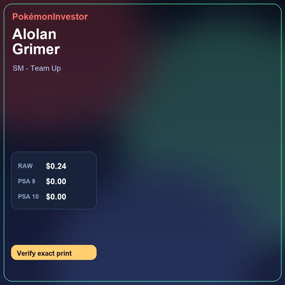 Card research image for Alolan Grimer