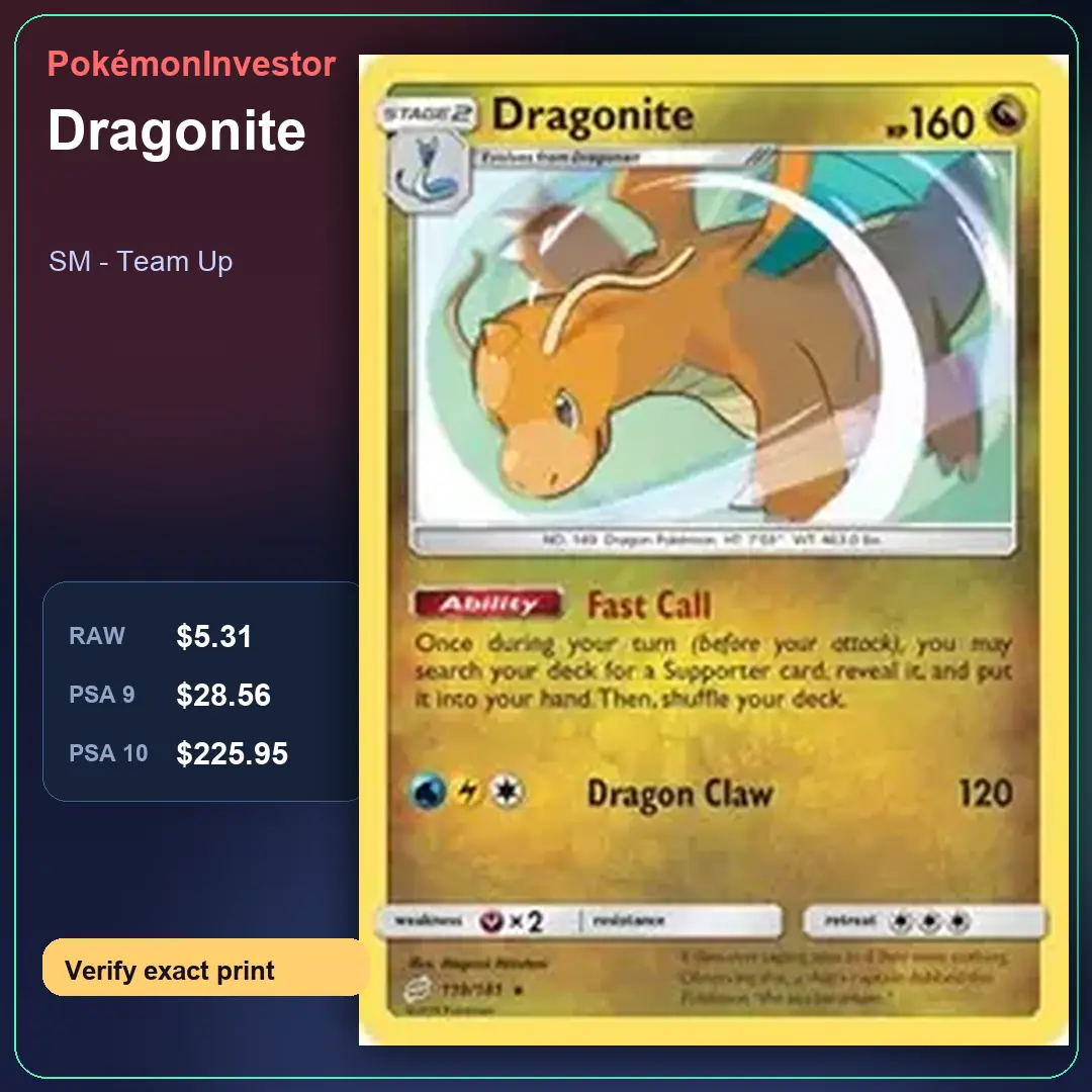 Card research image for Dragonite