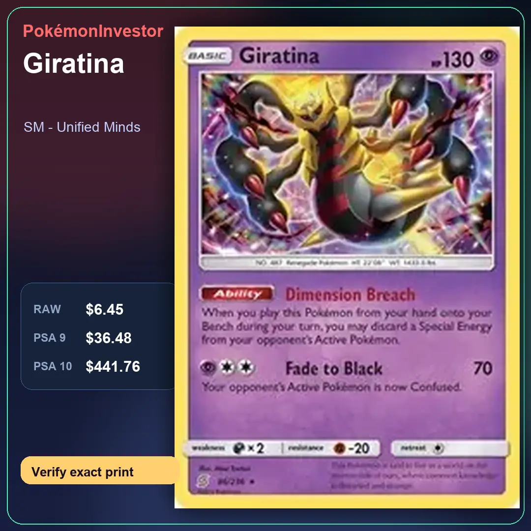 Card research image for Giratina