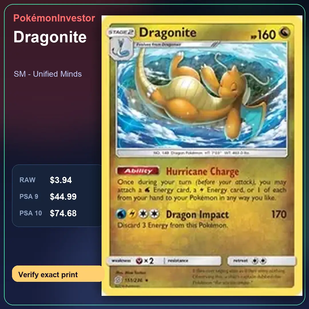Card research image for Dragonite