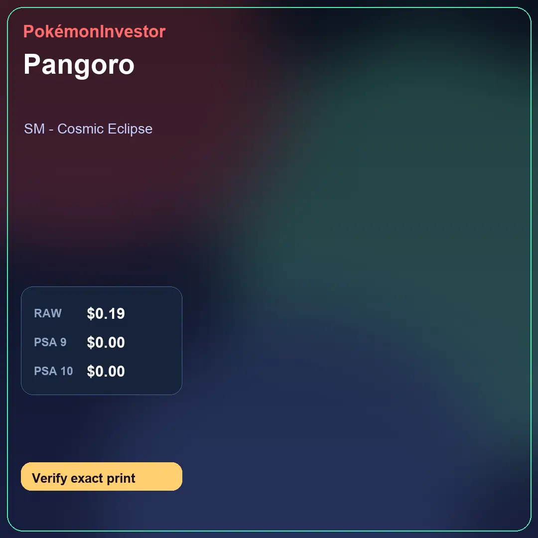 Card research image for Pangoro