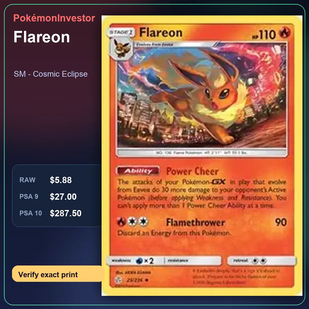Card research image for Flareon