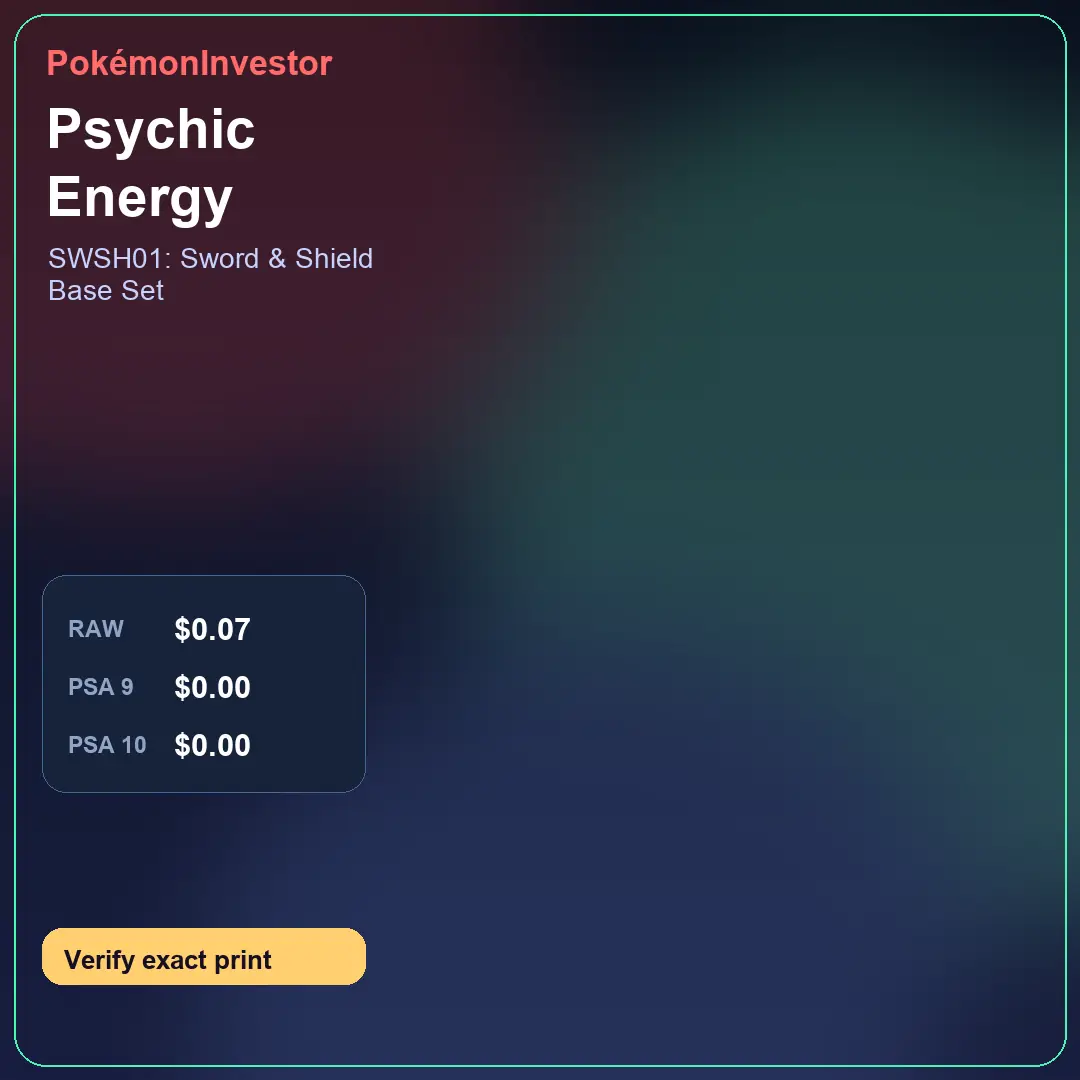 Card research image for Psychic Energy
