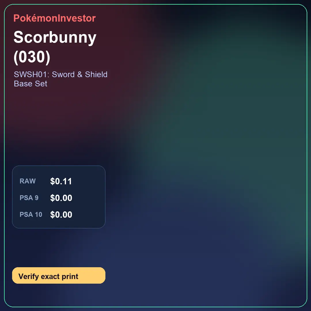 Card research image for Scorbunny (030)