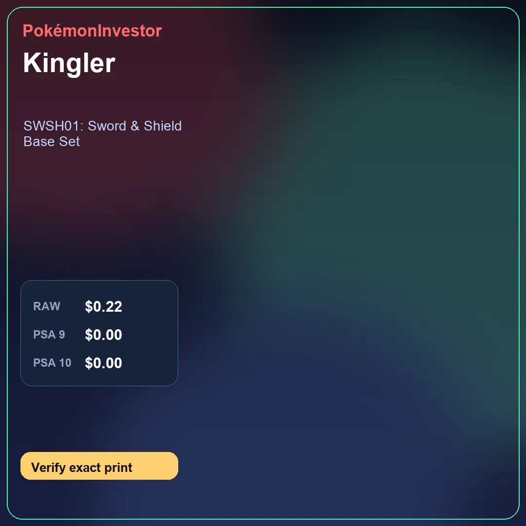 Card research image for Kingler