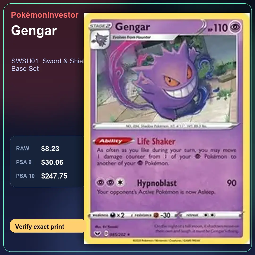 Card research image for Gengar
