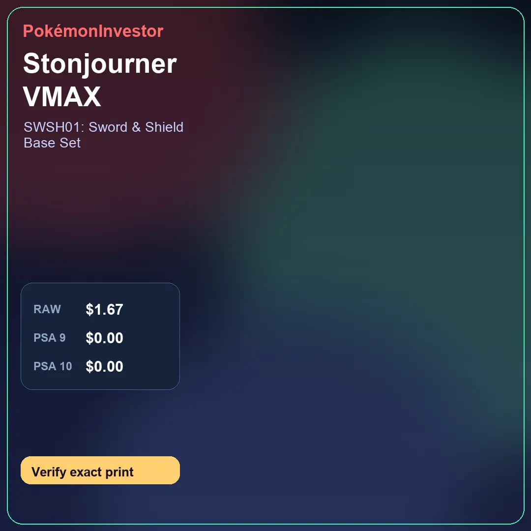 Card research image for Stonjourner VMAX