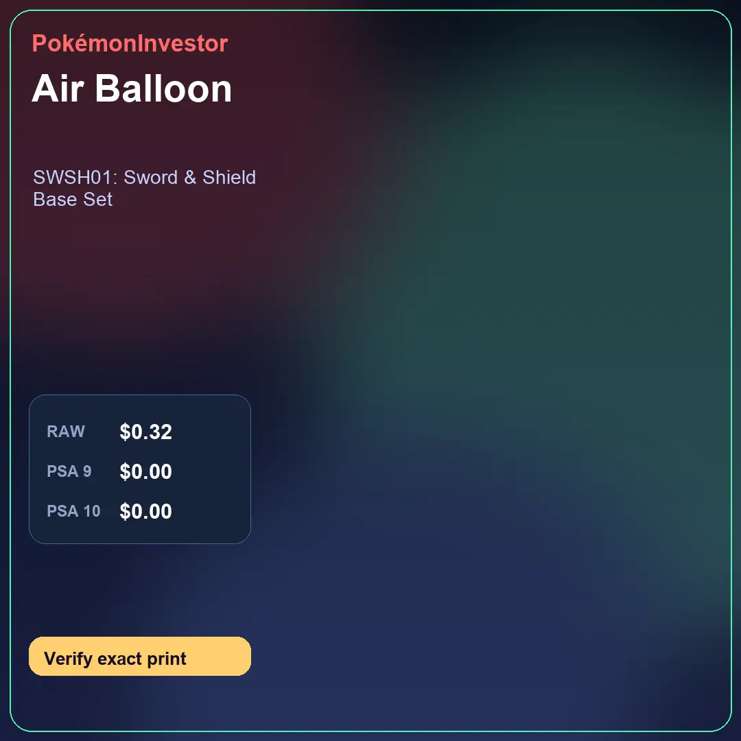 Card research image for Air Balloon