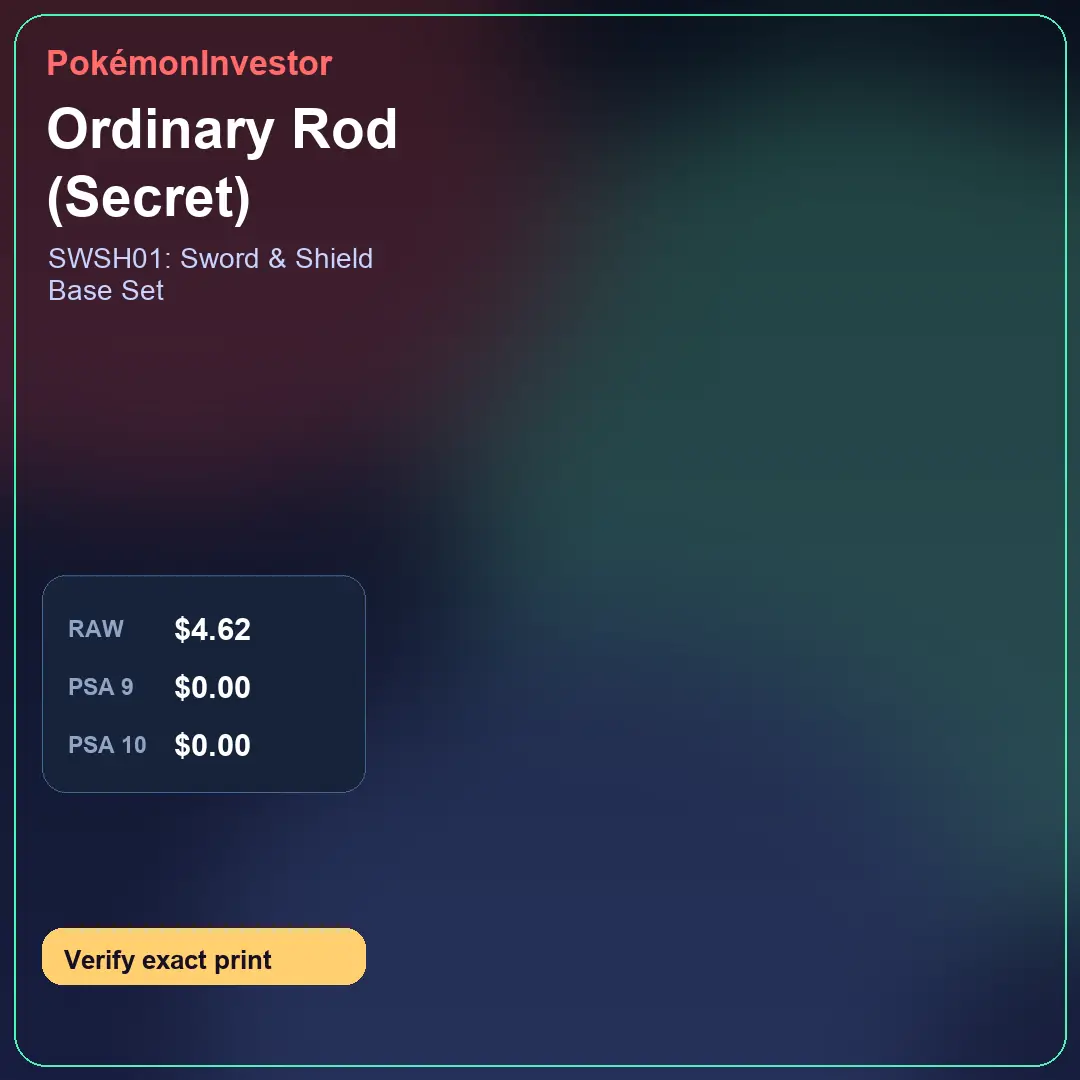 Card research image for Ordinary Rod (Secret)