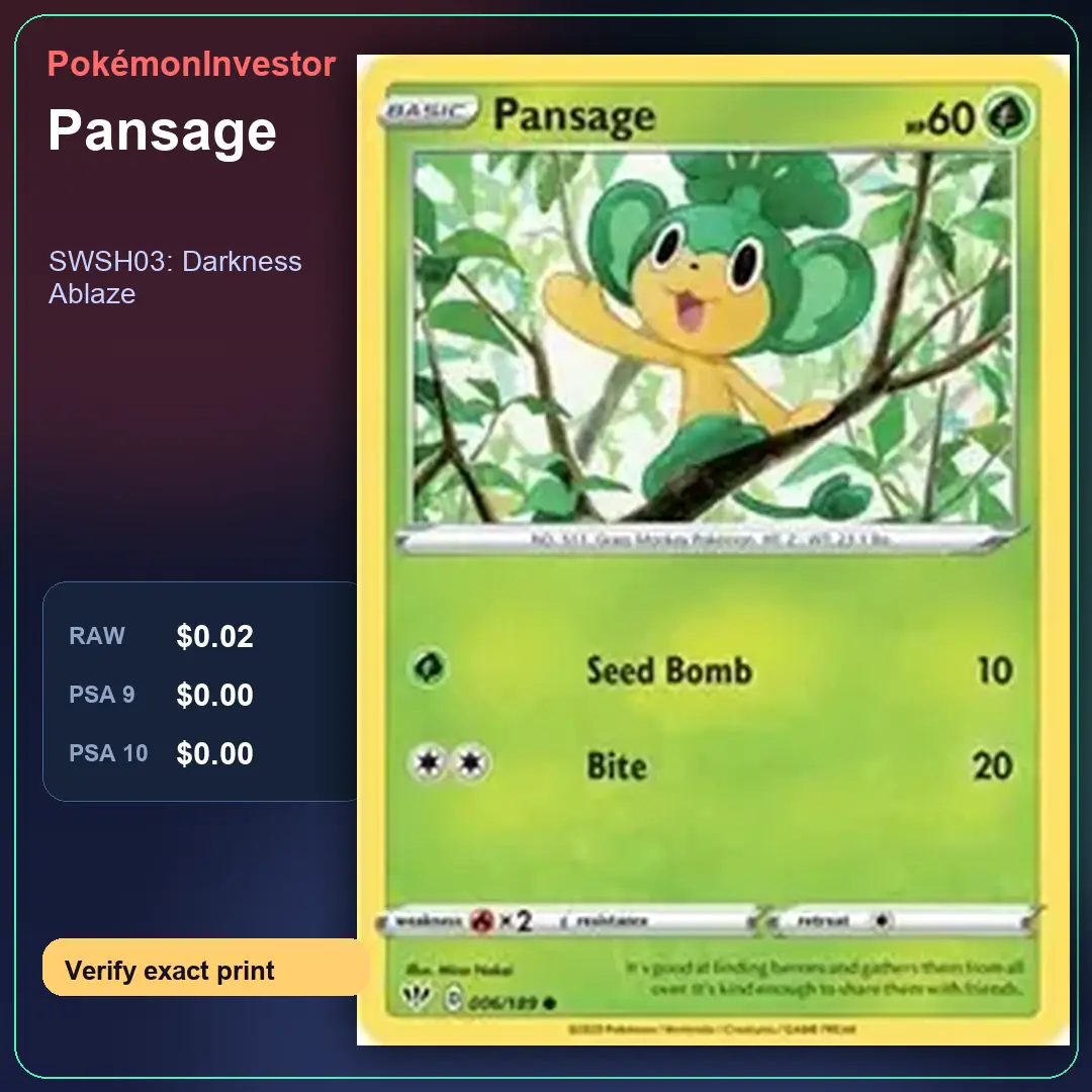 Card research image for Pansage
