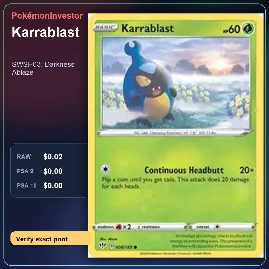 Card research image for Karrablast