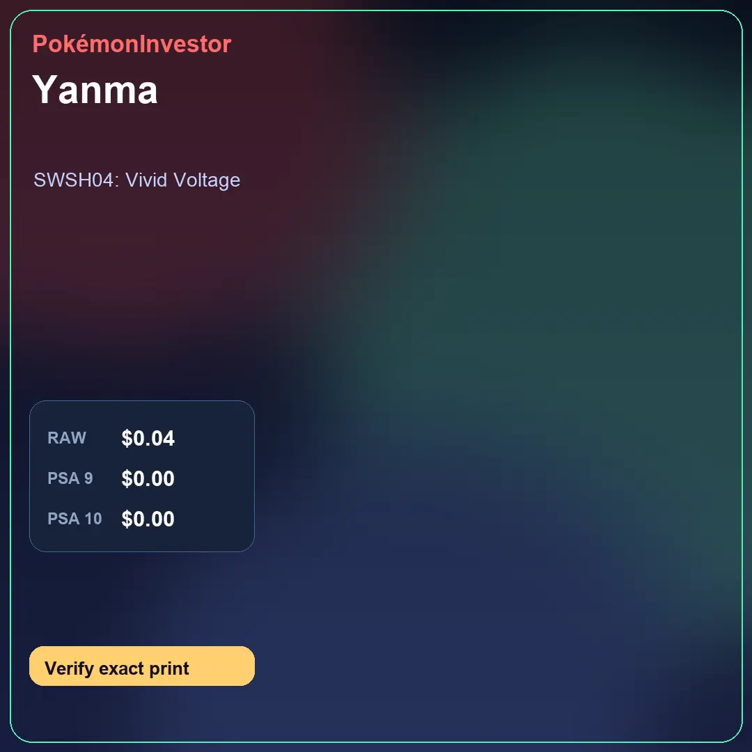 Card research image for Yanma