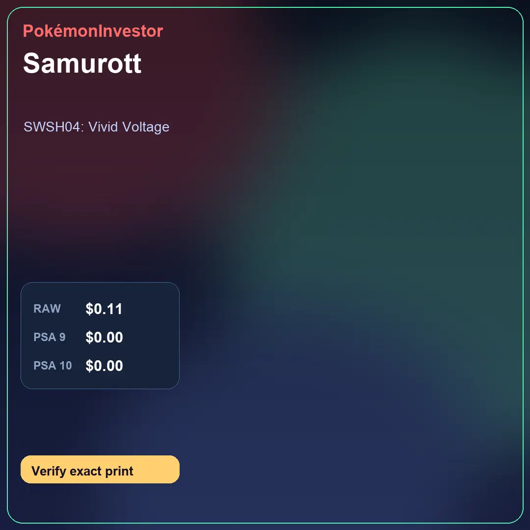 Card research image for Samurott