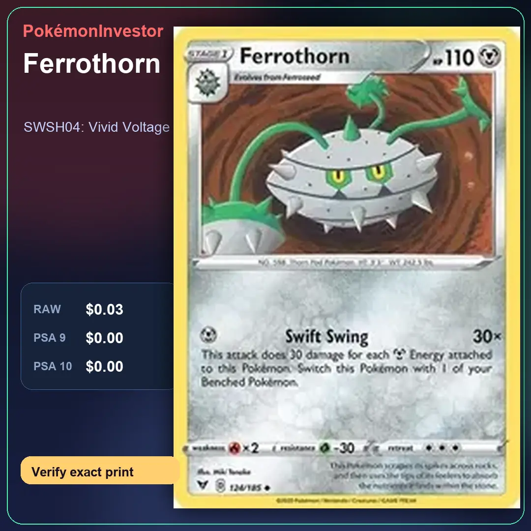 Card research image for Ferrothorn