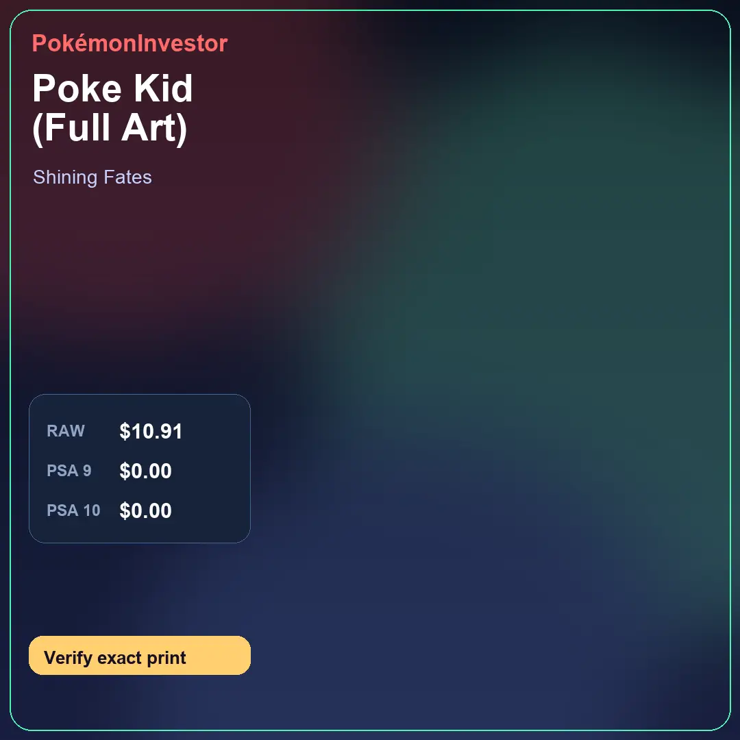 Card research image for Poke Kid (Full Art)