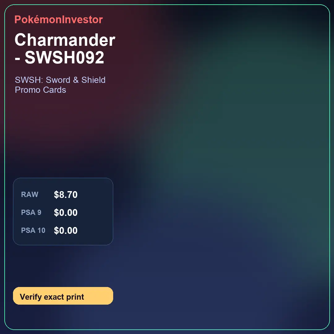 Card research image for Charmander - SWSH092