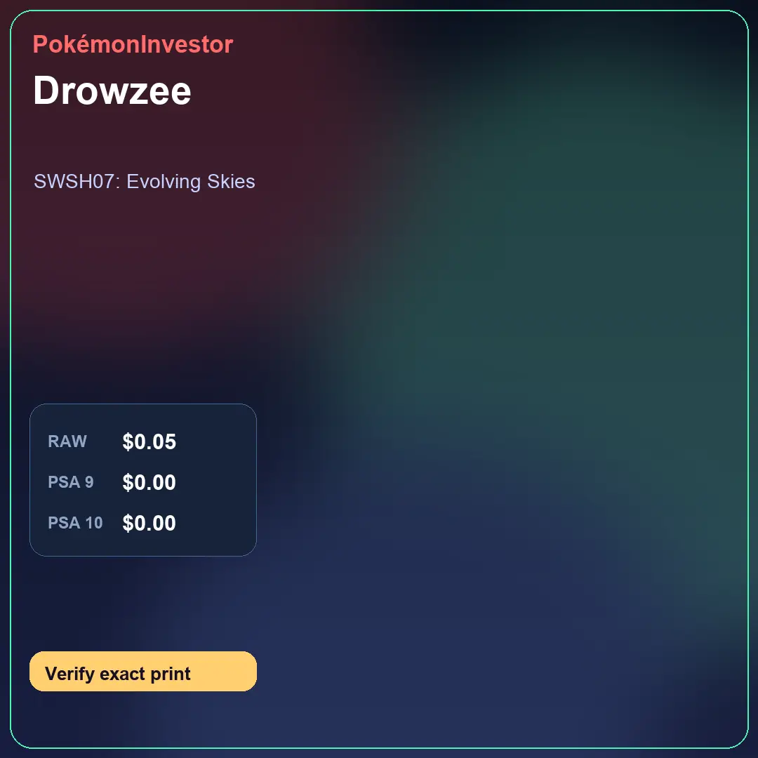 Card research image for Drowzee