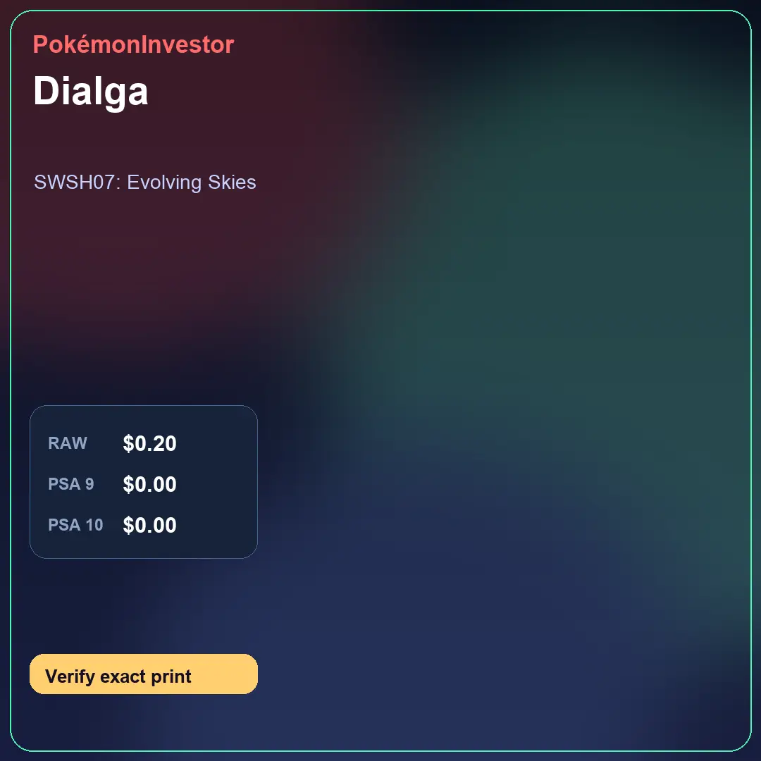 Card research image for Dialga