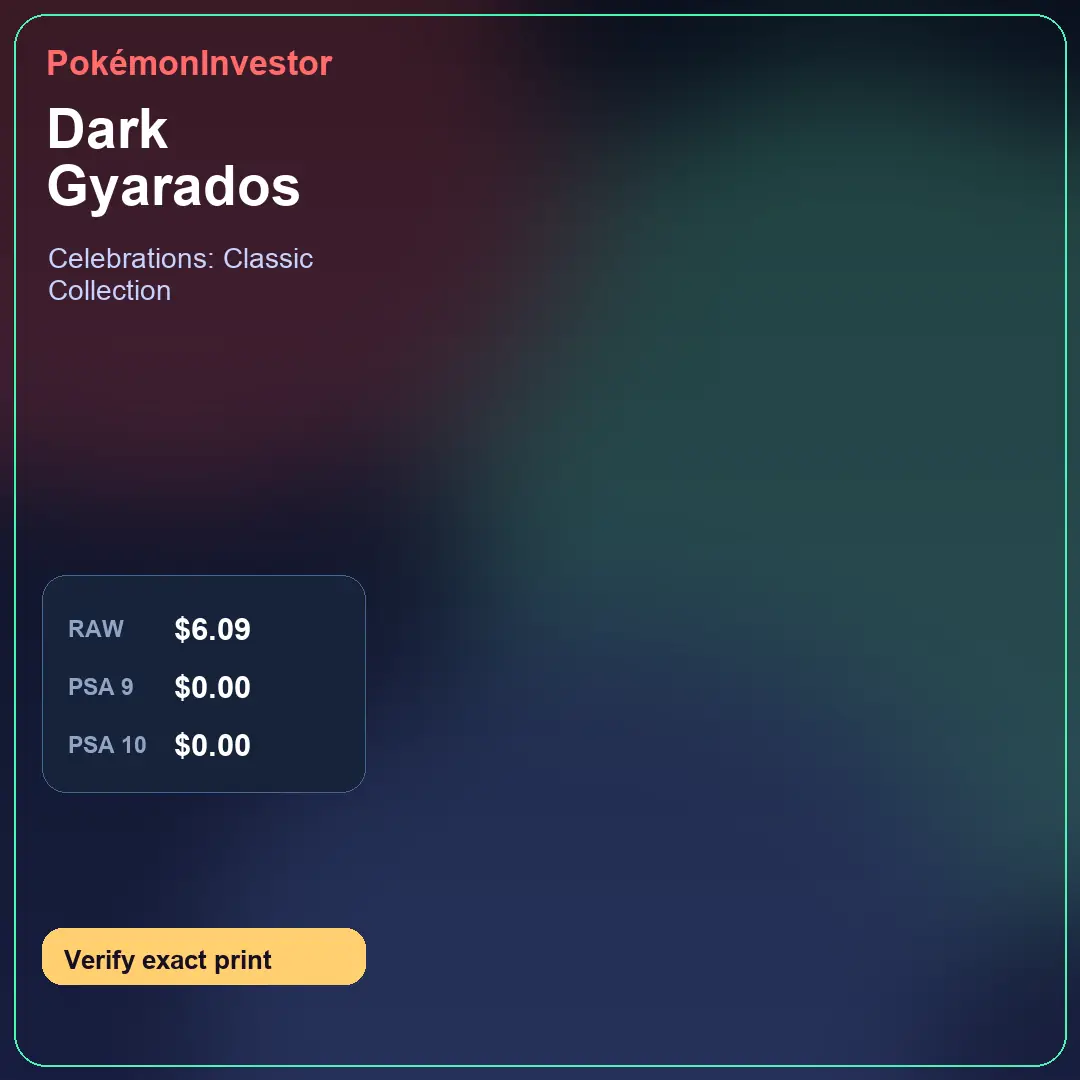 Card research image for Dark Gyarados