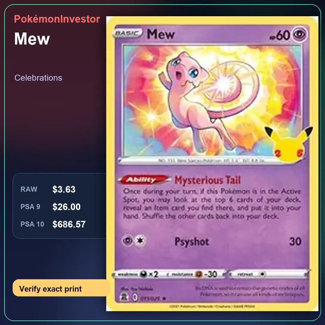 Card research image for Mew