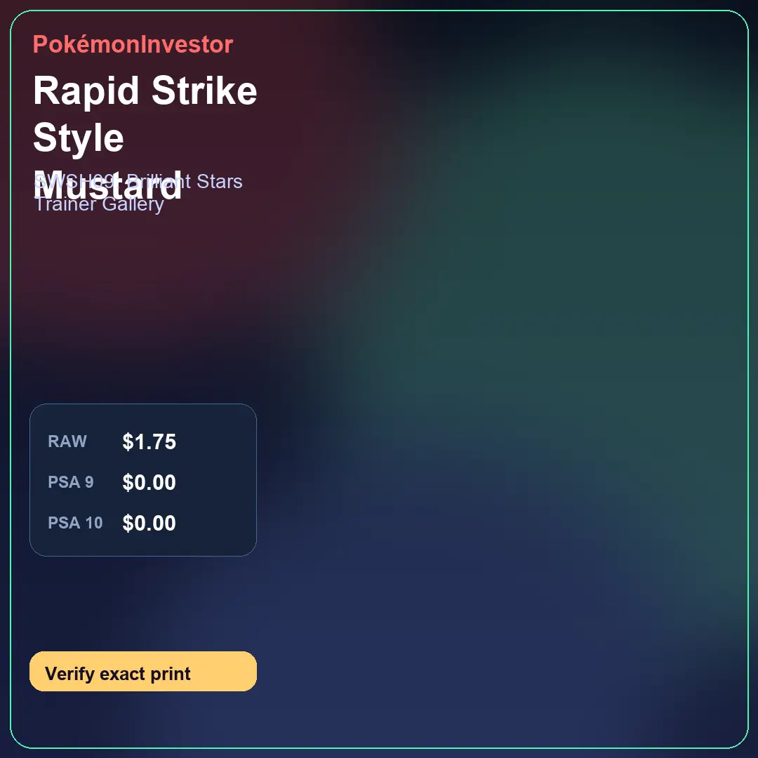 Card research image for Rapid Strike Style Mustard
