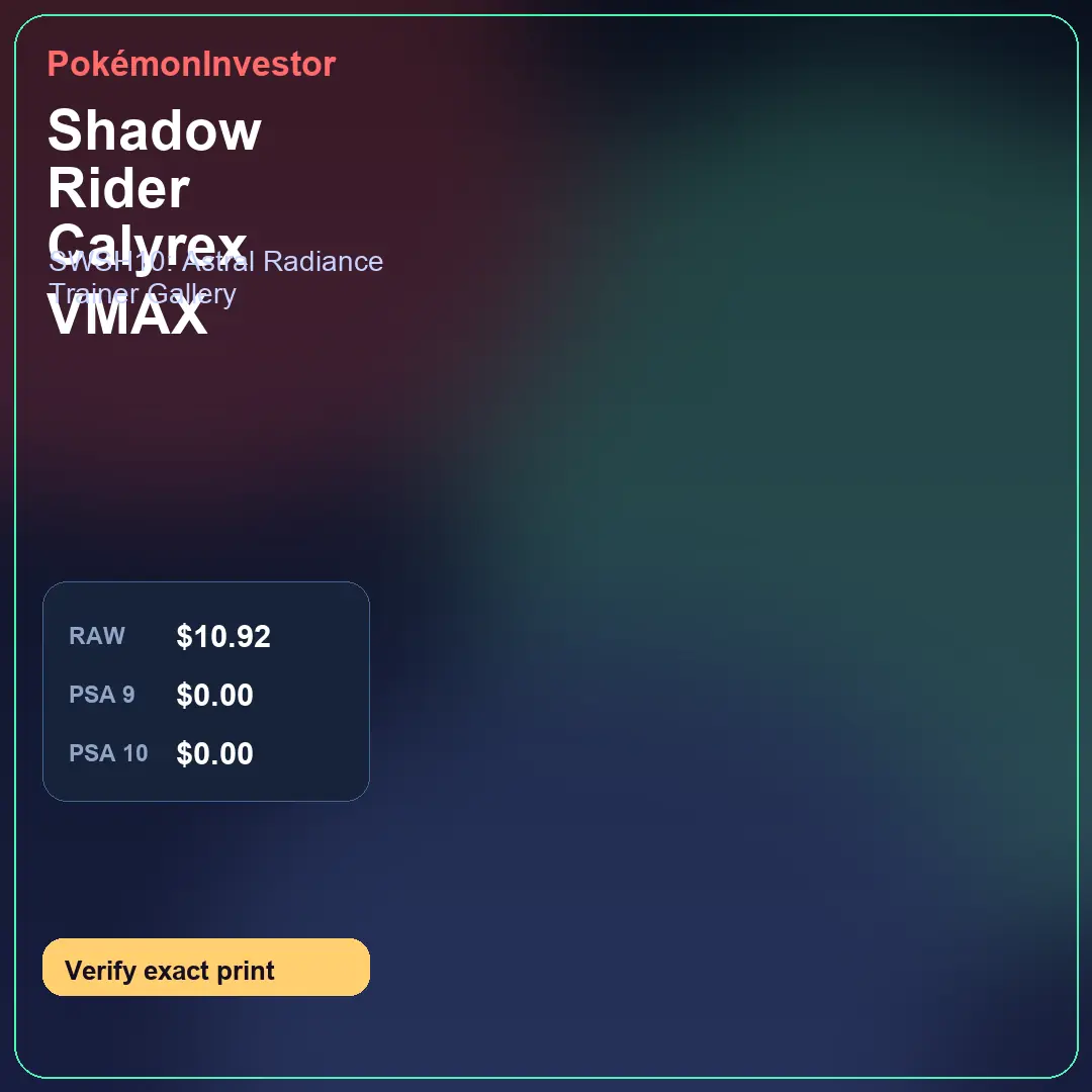 Card research image for Shadow Rider Calyrex VMAX
