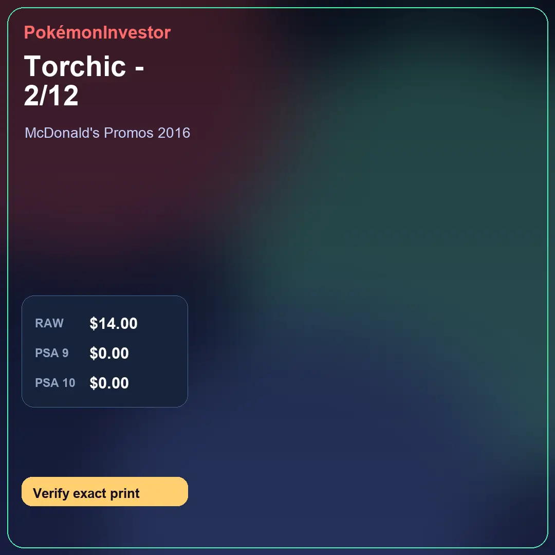 Card research image for Torchic - 2/12
