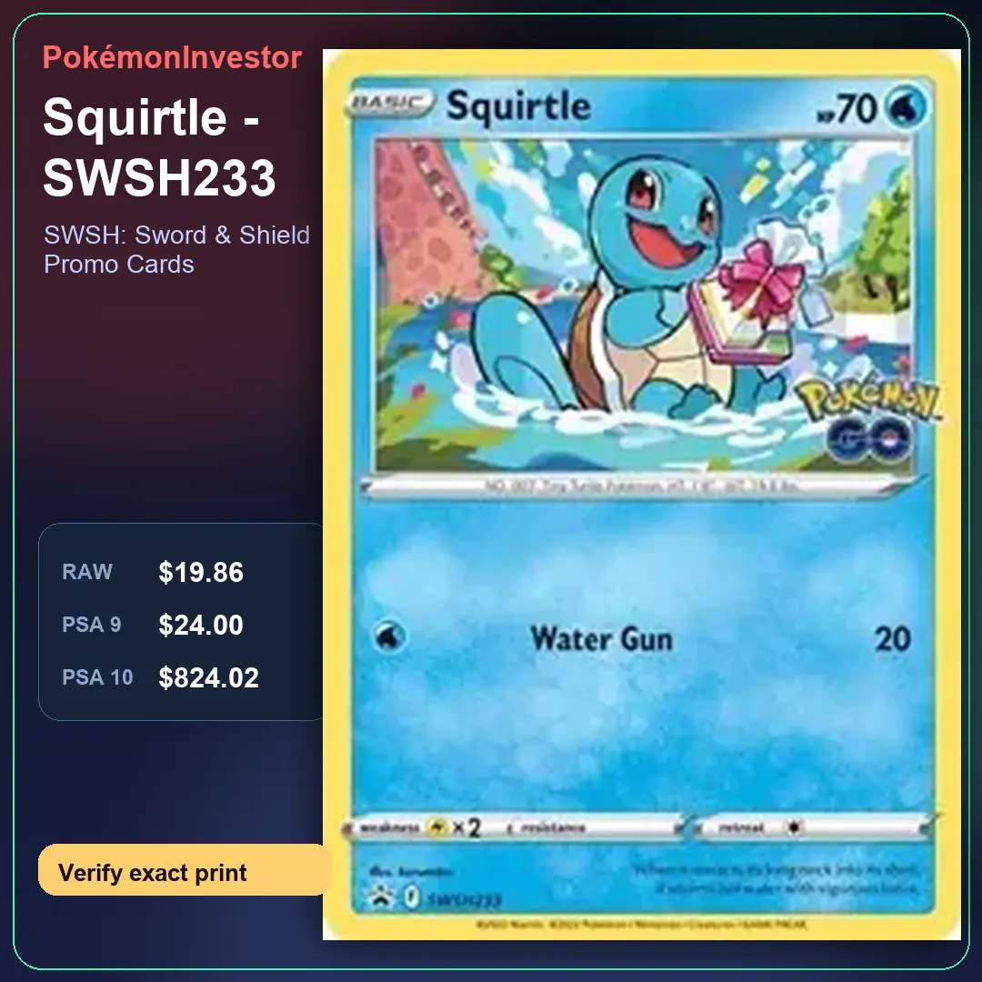 Card research image for Squirtle - SWSH233