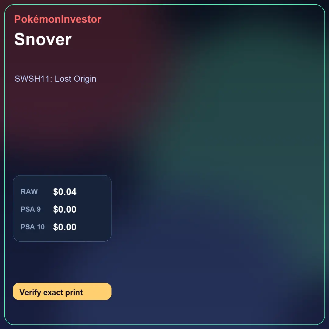 Card research image for Snover