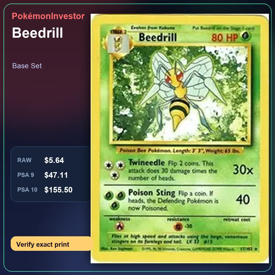 Card research image for Beedrill