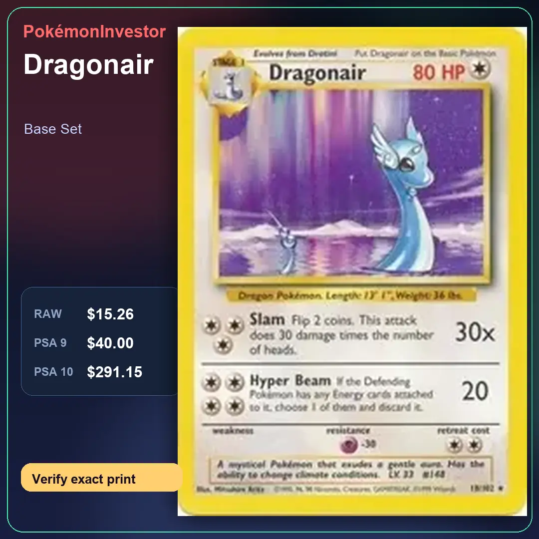 Card research image for Dragonair