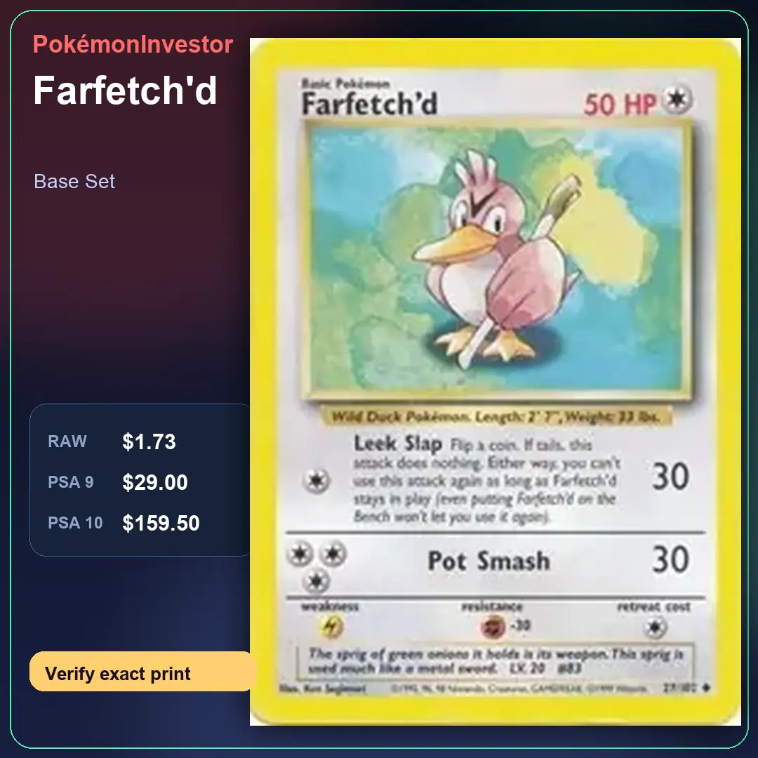 Card research image for Farfetch'd